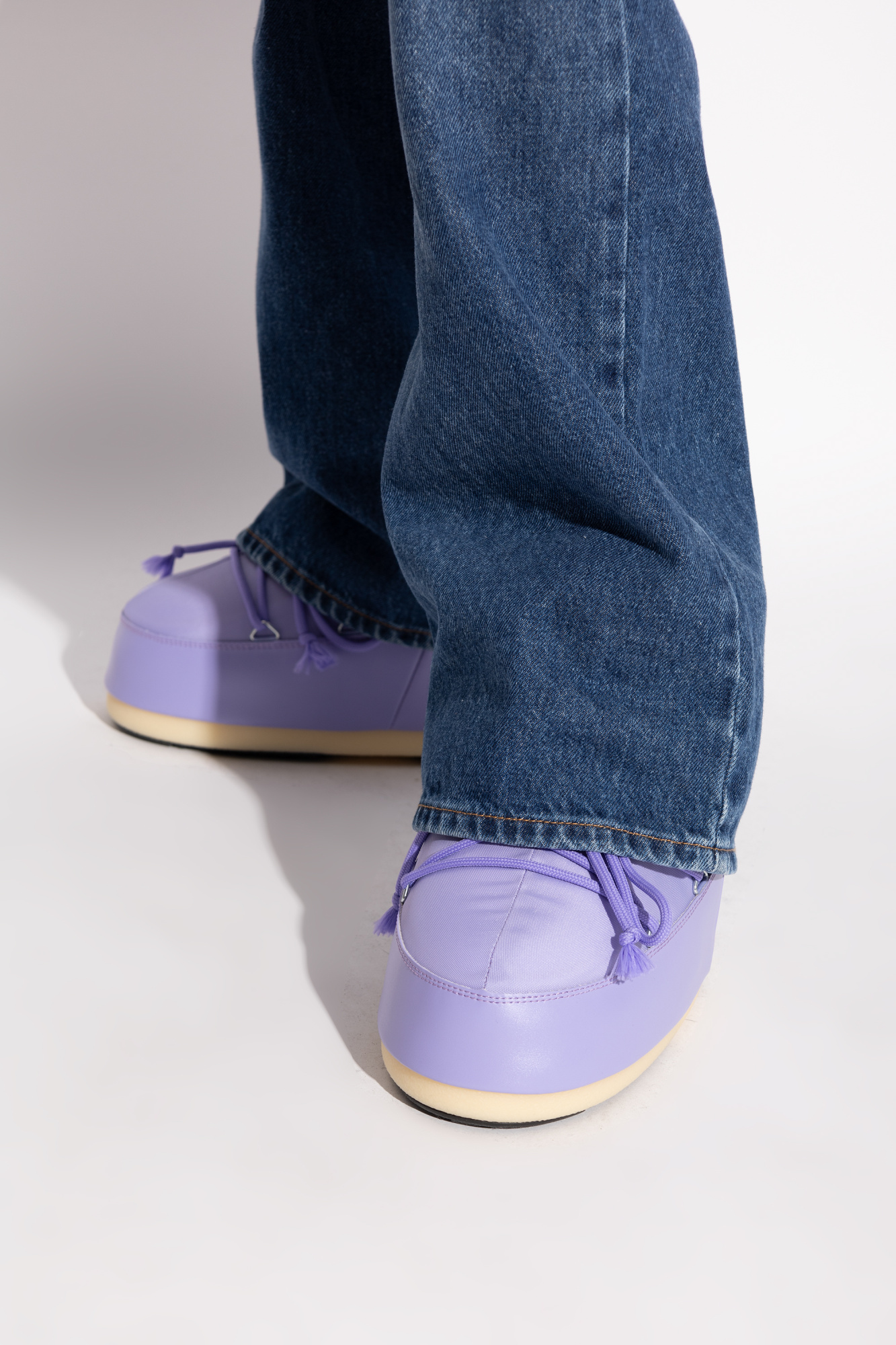 【関税込み】Moon Boot パープル Icon ナイロン ショートブーツ MOON BOOT MB ICON LOW NYLON PINK （ムーンブーツ エムビー